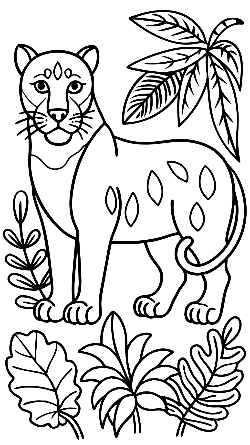 coloriage panther